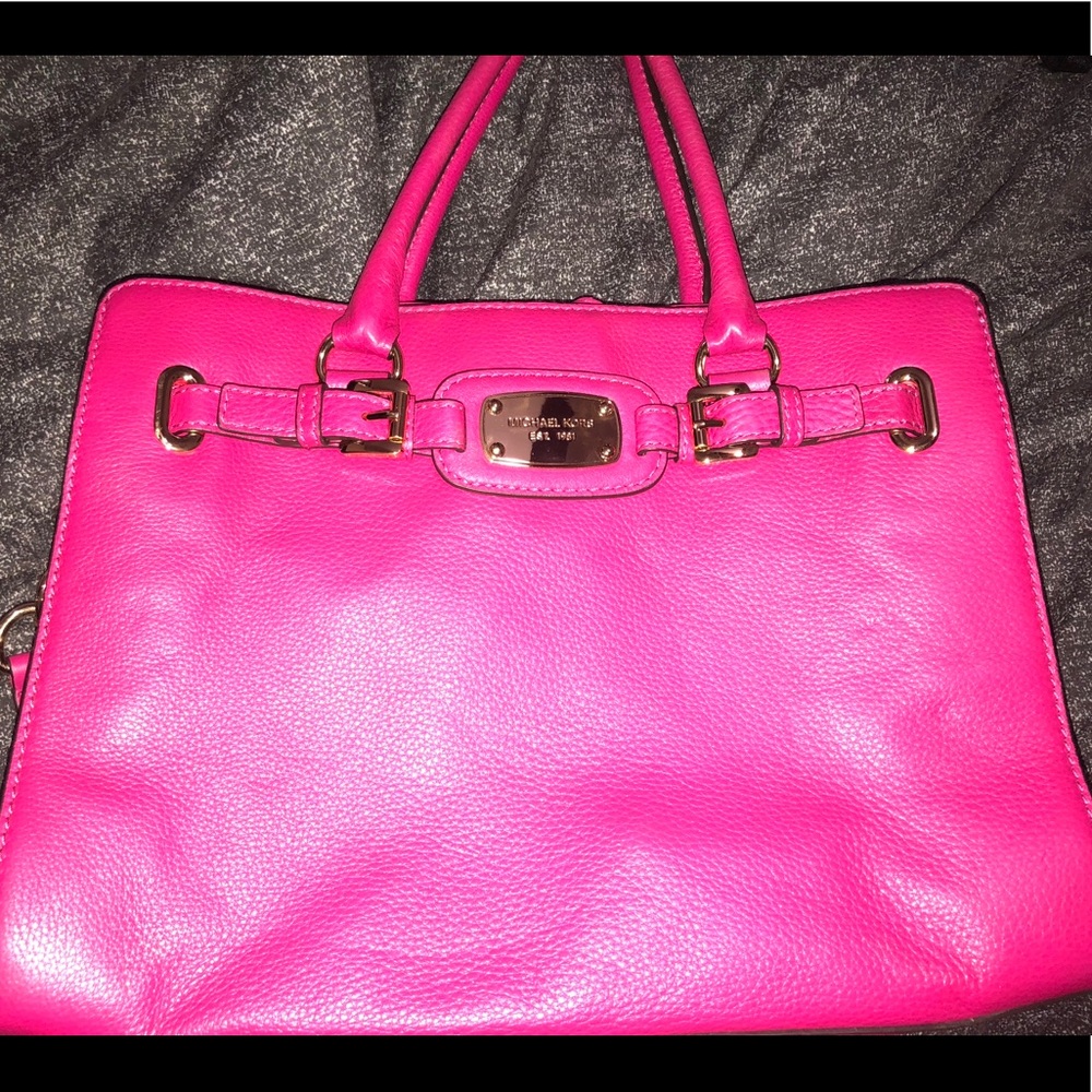 MK hot pink purse